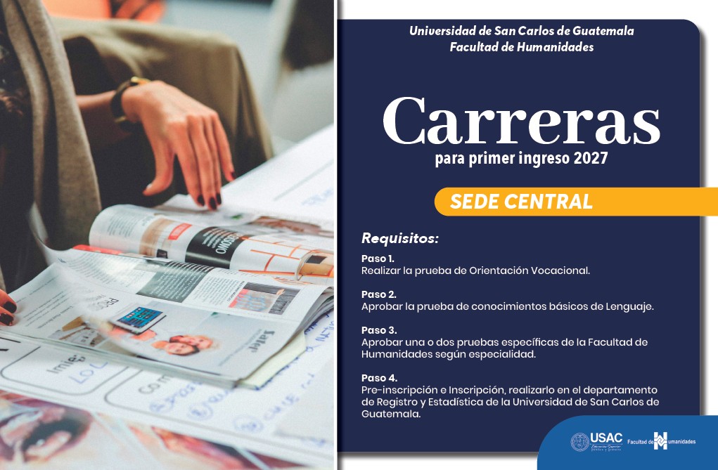 Carátula Carreras sede central 2026